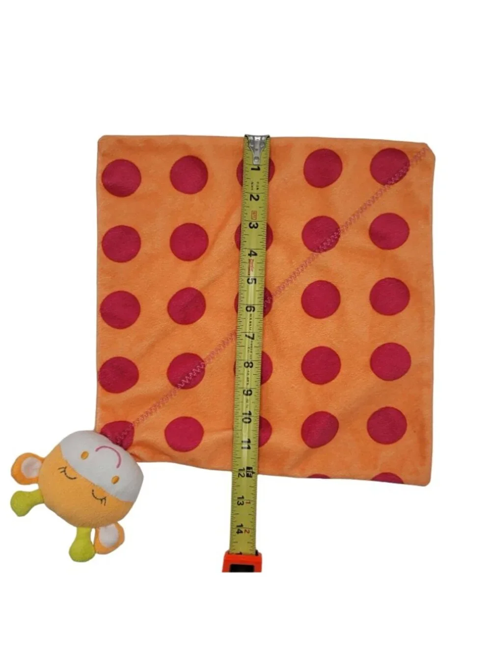 Carter's Giraffe Pink Dots Lovey Plush Orange 12
